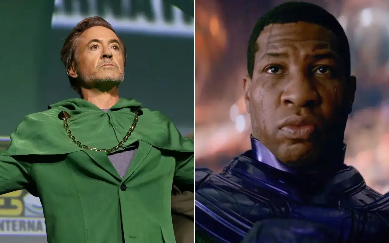 jonathan majors heartbroken as robert downey jr takes over mcu villain role